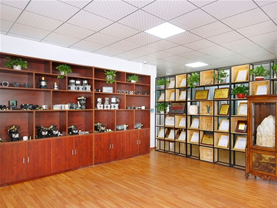 榮譽墻與樣品展示區(qū)