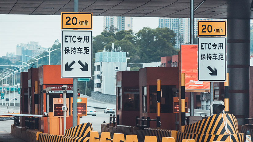 Highway toll stations